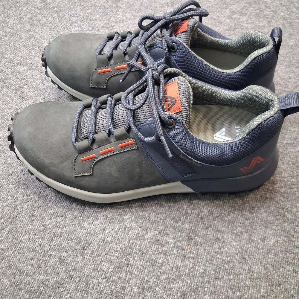 Forsake Range Low Mens 8 Hiking Shoes Navy Grey M80016-025 Vibram Trail Sneakers
